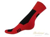 Ponožky froté s lycrou Lux červené 38/39