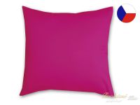 Jednobarevný povlak na polštář bavlněný 45x60 KOMFORT purpurový