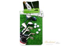 Bavlněné povlečení fototisk 70x90, 140x200 Golf