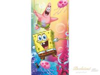 Dětská plážová osuška Sponge Bob 012 70x140