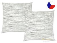Bavlněný dekorační polštář 50x50 EXCLUSIVE Mist šedé reverse