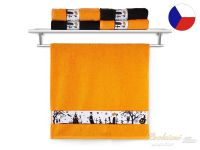 Dětský ručník NORA TISK 50x100 450g Heloween oranžový
