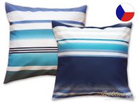 Bavlněný dekorační polštář 50x50 EXCLUSIVE Dany blue