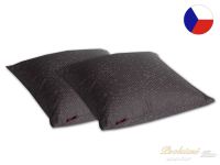 Damaškový dekorační polštářek 40x40 EXCELLENT SOPHIA Simple čokoládová