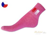 Dětské sportovní ponožky 29/30 růžový vzor