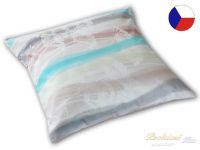 Luxusní saténový povlak na polštář 40x40 GEON Ranní mlha modrá