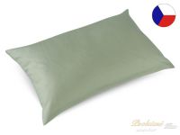 Luxusní saténový povlak na polštář 50x70 ORNELLA Dizzy olivová