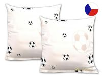 Bavlněný dekorační polštář 50x50 EXCLUSIVE Fotbal