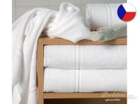 Kvalitní froté ručník HOTEL 50x100 Proužek bílý 450g 
