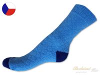 Rotex teplé ponožky TELEVIZORKY 37/38 světle modré