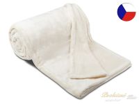 Luxusní mikroplyšová deka ME UNI SLEEP 150x200 Bílá 300g