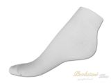 Bílé ponožky nízké LYCRA 41/42