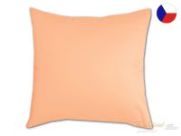 Jednobarevný povlak na polštář bavlněný 45x60 EXCLUSIVE meruňkový