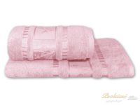 Bambusový ručník Deluxe organic 450g růžový