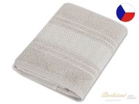 Luxusní froté ručník 50x100 Mozaika béžová 550g