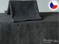 Luxusní ručník 50x100 GRAND Motýlek 640g grafit