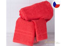 Malý ručník 30x50 RUJANA 400g Pruh červený