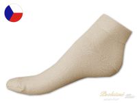 Bambusové ponožky kotníkové 35/37 Béžové