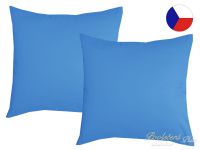 Bavlněný dekorační polštář 50x50 KOMFORT Modrý
