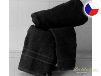 Malý ručník 30x50 RUJANA 400g Pruh černý