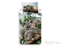 Bavlněné povlečení fototisk 70x90, 140x200 Koala