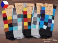 Pánské barevné ponožky Rotex Kostka 45/47 - 5 párů