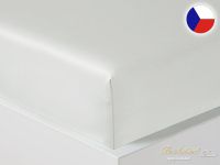 Luxusní saténové prostěradlo 180x200 ORNELLA bílé