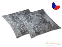 Bavlněný dekorační polštářek 50x50 CARLO Awake šedý
