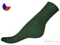Barevné ponožky LYCRA 41/42 tmavě zelené