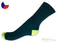 Rotex teplé ponožky TELEVIZORKY 37/38 tmavě zelené