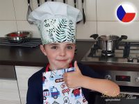 Kuchařská čepice pro děti Kapradina