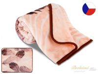 Luxusní dětská deka z mikrovlákna 65x85 SLEEP WELL 300g Peří mahagon