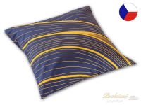Luxusní saténový povlak na polštář 40x60 GEON Vlny modré