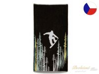 Kvalitní ručník 55x100 ZARA 450g Snowboard multicolor