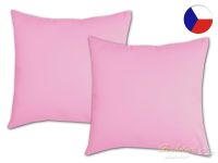 Bavlněný dekorační polštářek 40x40 EXCLUSIVE Růžový