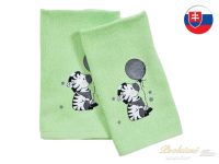 Dětský ručník LILI 30x50 Zebra zelená