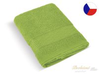 Kvalitní froté ručník 50x100 PROUŽEK olivový 450g